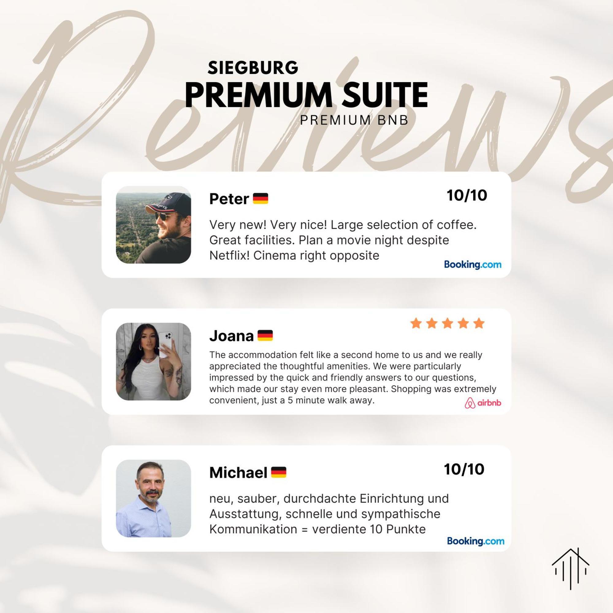 Business & Family - Zentral, 24H Check-In, Xxl Tv Lejlighed Siegburg Eksteriør billede